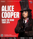 ALICE COOPER Raise The Dead Tour 2014 Poster