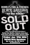 BLACK SABBATH All Star Tribute Flyer