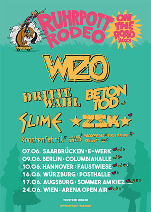 Ruhrpott Rodeo On The Road 2023 Flyer