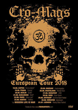 CRO-MAGS European Tour 2018 Poster