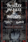 DEATH Symbolic Tour 2015 Flyer