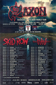 SAXON Tour 2014 Flyer
